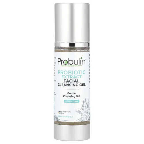 Probulin, Gel de limpieza facial con extracto probiótico, Lavanda y cítricos, 100 ml (3,38 oz. líq.)