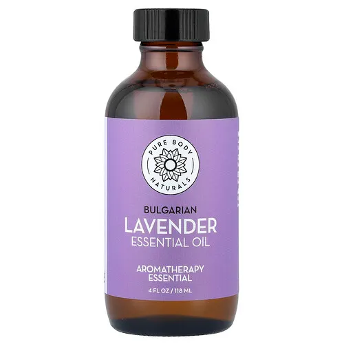 Pure Body Naturals, Aceite esencial, Lavanda búlgara, 118 ml (4 oz. líq.)