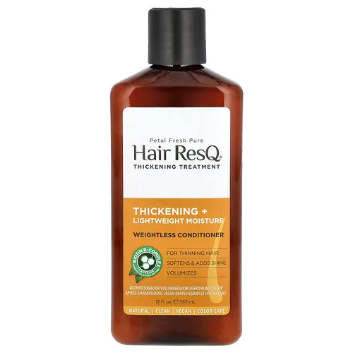 Petal Fresh, Hair ResQ, Tratamiento engrosador, Acondicionador engrosador y humectante liviano, Para cabello debilitado, 355 ml (12 oz. líq.)