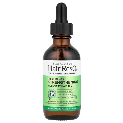 Petal Fresh, Hair ResQ®, Aceite de romero para el cabello, Efecto engrosador y fortalecedor, 60 ml (2 oz. líq.)