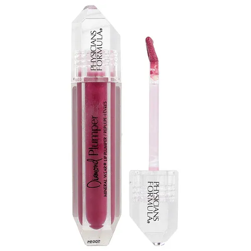 Physicians Formula, Volumen de diamante, Volumen de labios Mineral Wear®, Diamante de bayas brillantes, 1712258, 4,6 ml (0,15 oz. líq.)