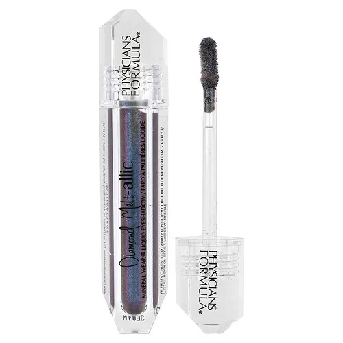 Physicians Formula, Mineral Wear, Sombra para ojos líquida Diamond Melt-allic, Rayo azul, 1712262, 2,8 ml (0,09 oz. líq.)