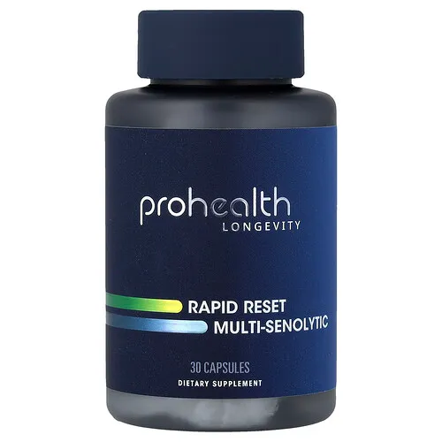 ProHealth Longevity, Suplemento multisenolítico de restablecimiento rápido, 30 cápsulas