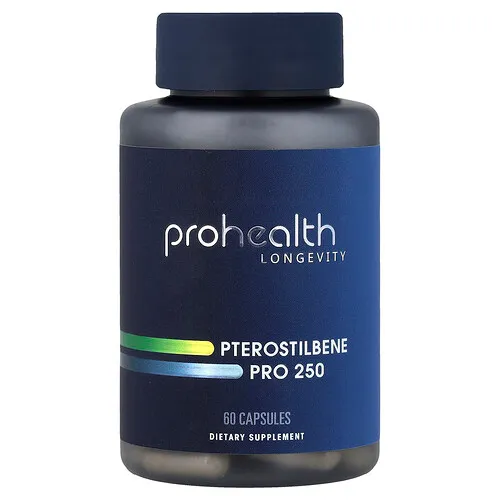 ProHealth Longevity, Pteroestilbeno Pro 250, 250 mg, 60 cápsulas