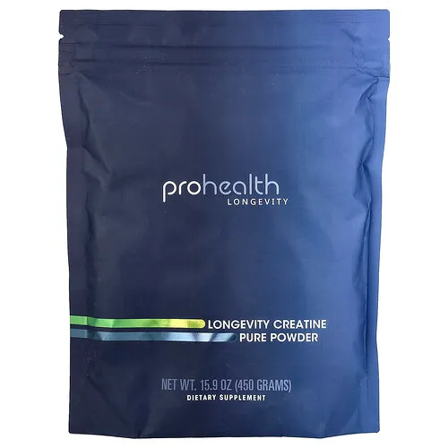 ProHealth Longevity, Creatina pura de longevidad en polvo, 450 g (15,9 oz)