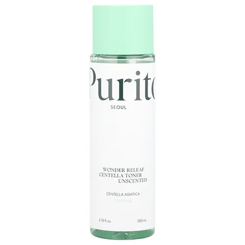 Purito, Tónico con Centella Wonder Releaf, Sin fragancia, 200 ml (6,76 oz. líq.)