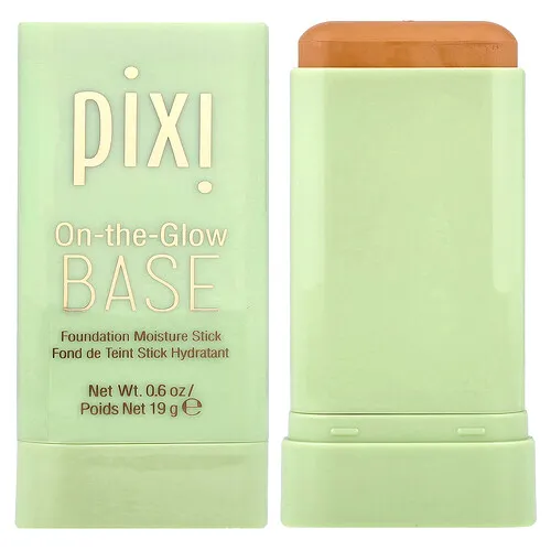 Pixi Beauty, On-The-Glow Base, Base humectante en barra, Bronceado, 19 g (0,6 oz)