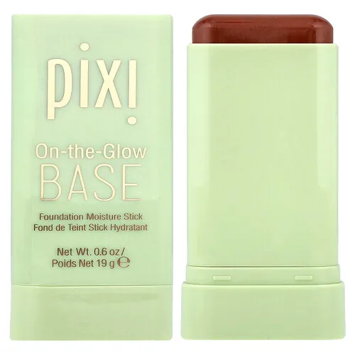 Pixi Beauty, On-The-Glow Base, Base humectante en barra, Cacao, 19 g (0,6 oz)