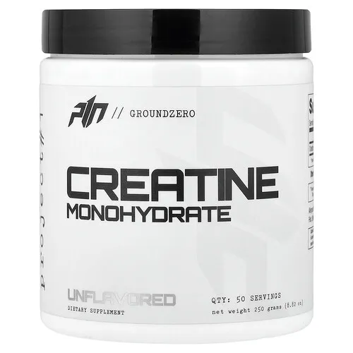 Project 1 Nutrition, Monohidrato de creatina, Sin sabor, 250 g (8,82 oz)