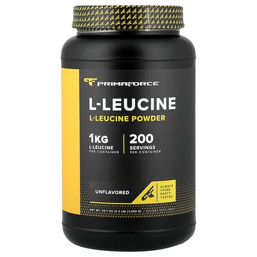 Primaforce, L-leucina, Sin sabor, 1000 g (2,2 lb)