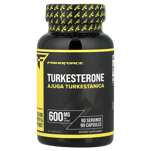 Primaforce, Turkesterona, 600 mg, 90 cápsulas