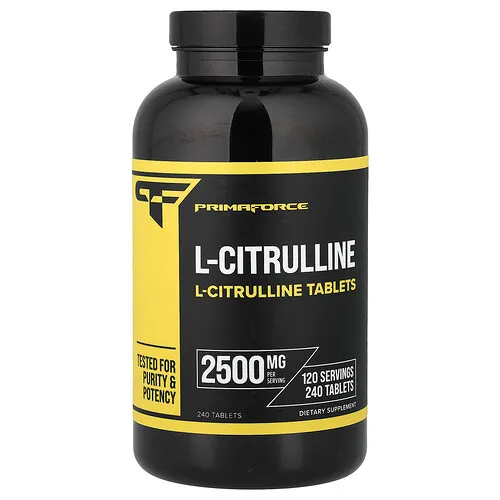 Primaforce, L-citrulina, 240 comprimidos (1250 mg por comprimido)