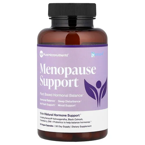 Pure Micronutrients, Refuerzo para la menopausia, 60 cápsulas veganas