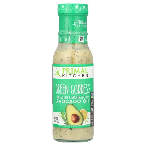 Primal Kitchen, Aderezo y adobo elaborado con aceite de aguacate, Diosa verde, 236 ml (8 oz. líq.)