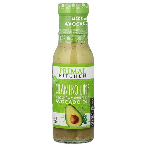 Primal Kitchen, Aderezo y adobo elaborado con aceite de aguacate, Cilantro y lima, 236 ml (8 oz. líq.)