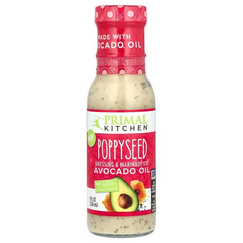 Primal Kitchen, Aderezo y adobo elaborado con aceite de aguacate, Semilla de amapola, 236 ml (8 oz. líq.)