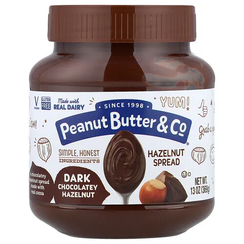 Peanut Butter & Co., Pasta untable de avellana, avellana y chocolate con leche, 13 oz (369 g)