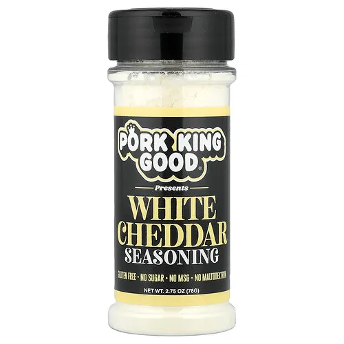 Pork King Good, Condimento de queso cheddar blanco`` 78 g (2,75 oz)
