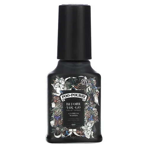Poo-Pourri, Sprays para inodoro Before-You-Go®, Maderas de ciprés, 59 ml (2 oz)