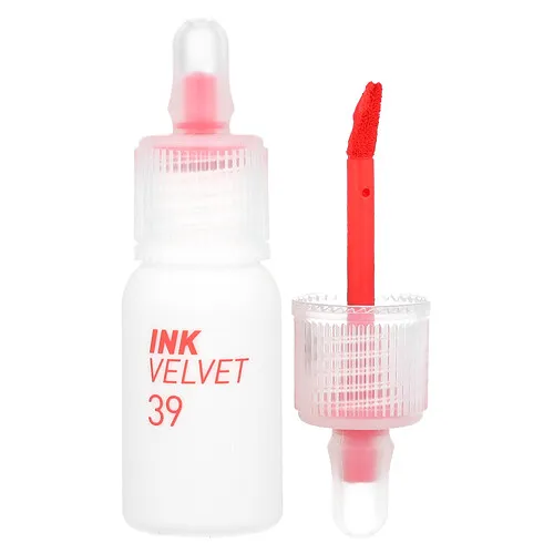 Peripera, Tinte labial aterciopelado de Ink, Clima, 39 Naranja soleado, 4 g (0,14 oz)