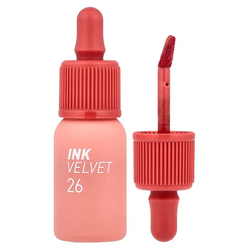 Peripera, Ink Velvet, Tinta de labios con efecto aterciopelado, 26 Natural bien hecho, 4 g (0,14 oz)