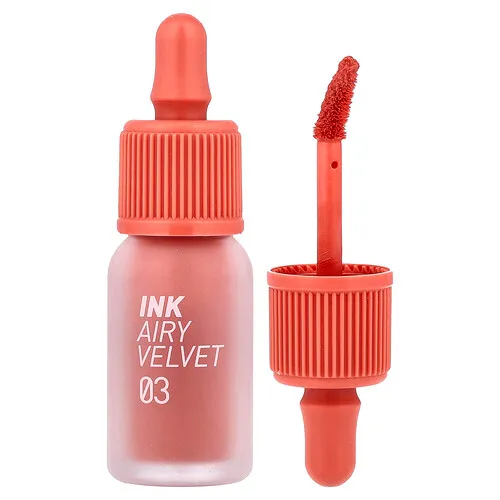 Peripera, Ink Airy Velvet Tint, 03 Coral animado, 4 g (0,14 oz)