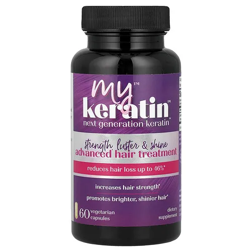 Purity Products, MyKeratin™, Tratamiento capilar avanzado, 60 cápsulas vegetales (250 mg por cápsula)