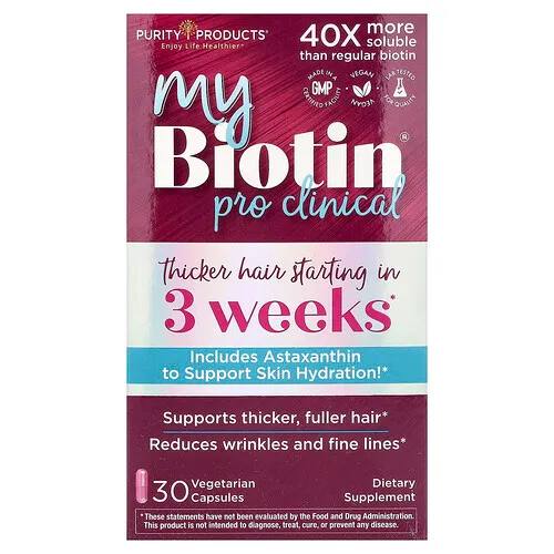 Purity Products, MyBiotin®, ProClinical, 30 cápsulas vegetales