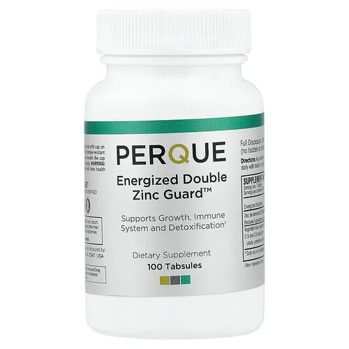 PERQUE, Double Zinc Guard™ energizado, 100 comprimidos