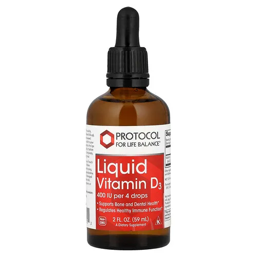 Protocol for Life Balance, Vitamina D3 líquida, 59 ml (2 oz. líq.)