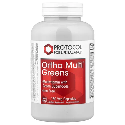 Protocol for Life Balance, Verduras de hoja Ortho Multi™, 180 cápsulas vegetales