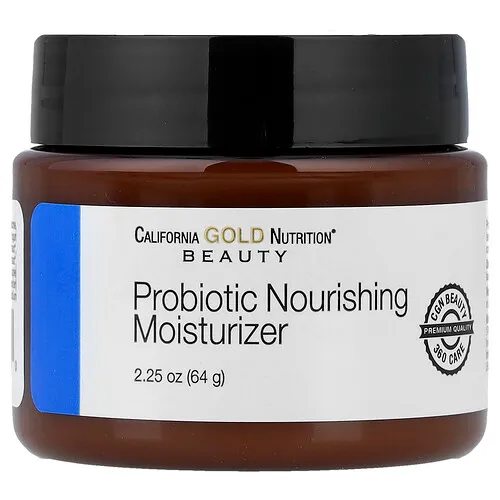 California Gold Nutrition, Belleza, Humectante nutritivo con probióticos, 64 g (2,25 oz)