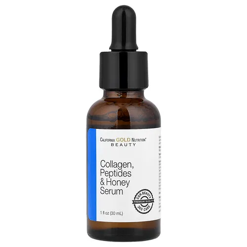California Gold Nutrition, Sérum con colágeno, péptidos y miel, 30 ml (1 oz. líq.)