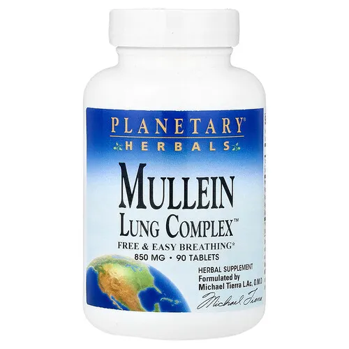 Planetary Herbals, Gordolobo, Lung Complex™, 90 comprimidos