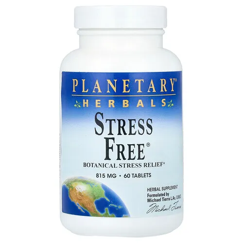 Planetary Herbals, Stress Free®, 60 comprimidos
