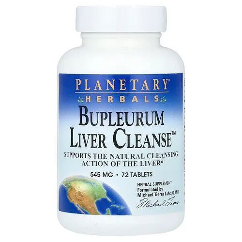 Planetary Herbals, Bupleurum Liver Cleanse™, 72 comprimidos