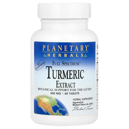Planetary Herbals, Extracto de espino de espectro completo, 550 mg, 60 comprimidos