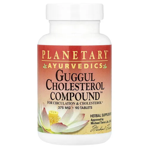 Planetary Herbals, Ayurveda, Guggul Cholesterol Compound™, 90 comprimidos