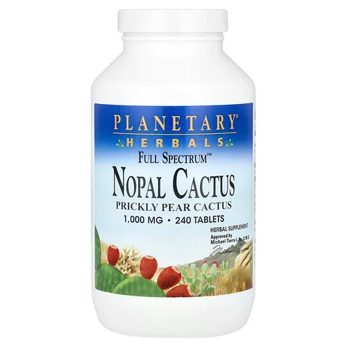 Planetary Herbals, Nopal, Full Spectrum™, 240 comprimidos