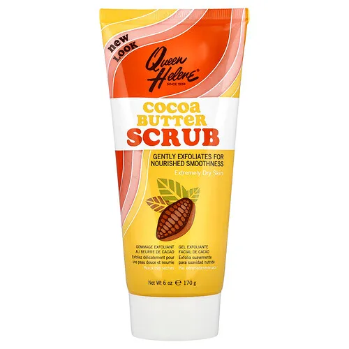 Queen Helene, Exfoliante con manteca de cacao, Piel extremadamente seca, 170 g (6 oz)