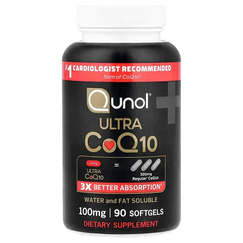 Qunol, Ultra, CoQ10, 100 mg, 90 cápsulas blandas