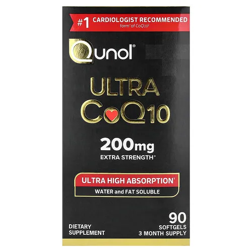 Qunol, Ultra CoQ10, 200 mg, 90 cápsulas blandas