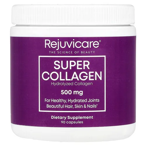 Rejuvicare, Supercolágeno, 500 mg, 90 cápsulas