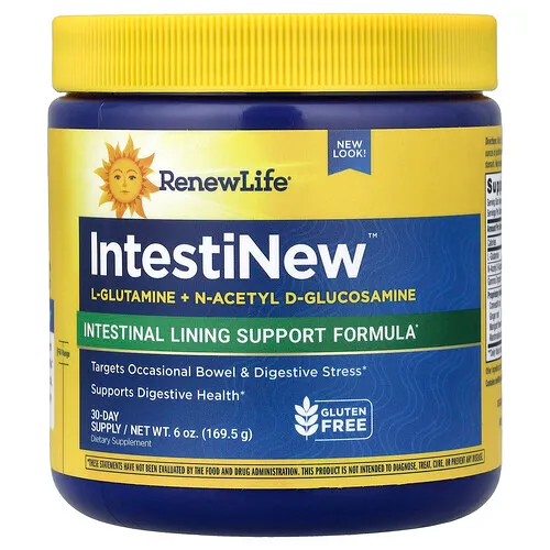 Renew Life, IntestiNew™, Fórmula de refuerzo para el revestimiento intestinal, 169,5 g (6 oz)