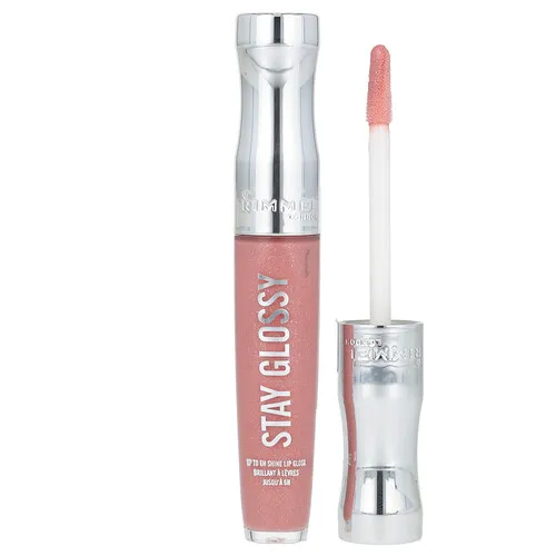 Rimmel London, Brillo labial Stay Glossy, 130 Blushing Belgraves, 5,5 ml (0,18 oz. líq.)