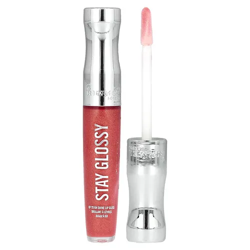 Rimmel London, Brillo labial Stay Glossy, 465 Melon Air, 5,5 ml (0,18 oz. líq.)