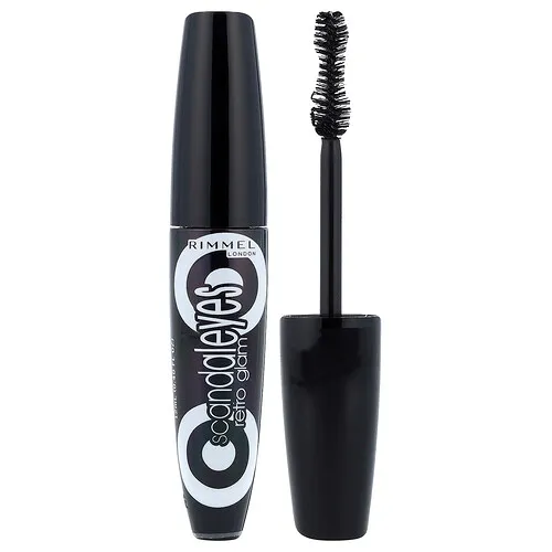 Rimmel London, Scandal Eyes, Máscara con glamour retro, 003 Negro extremo, 12 ml (0,41 oz. líq.)