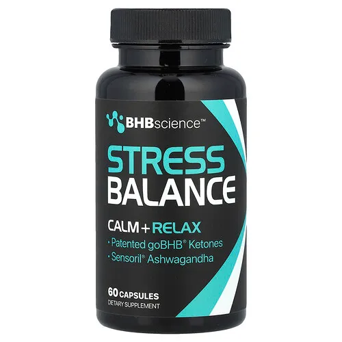 Real Ketones, BHB Science™, Stress Balance, 60 cápsulas