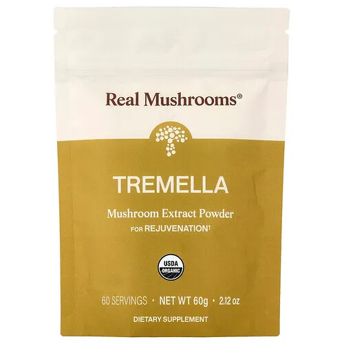 Real Mushrooms, Tremella, Extracto de hongos orgánicos en polvo, 60 g (2,12 oz)