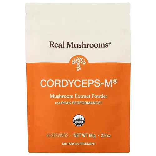 Real Mushrooms, Cordyceps-M®, Extracto de hongos en polvo, 60 g (2,12 oz)